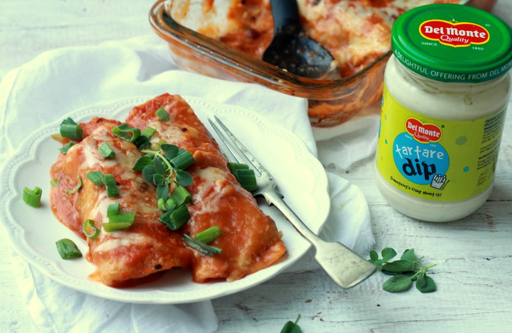 Bean and Tartare dip Enchiladas Recipe My Foodcourt