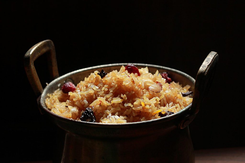 sweet coconut rice