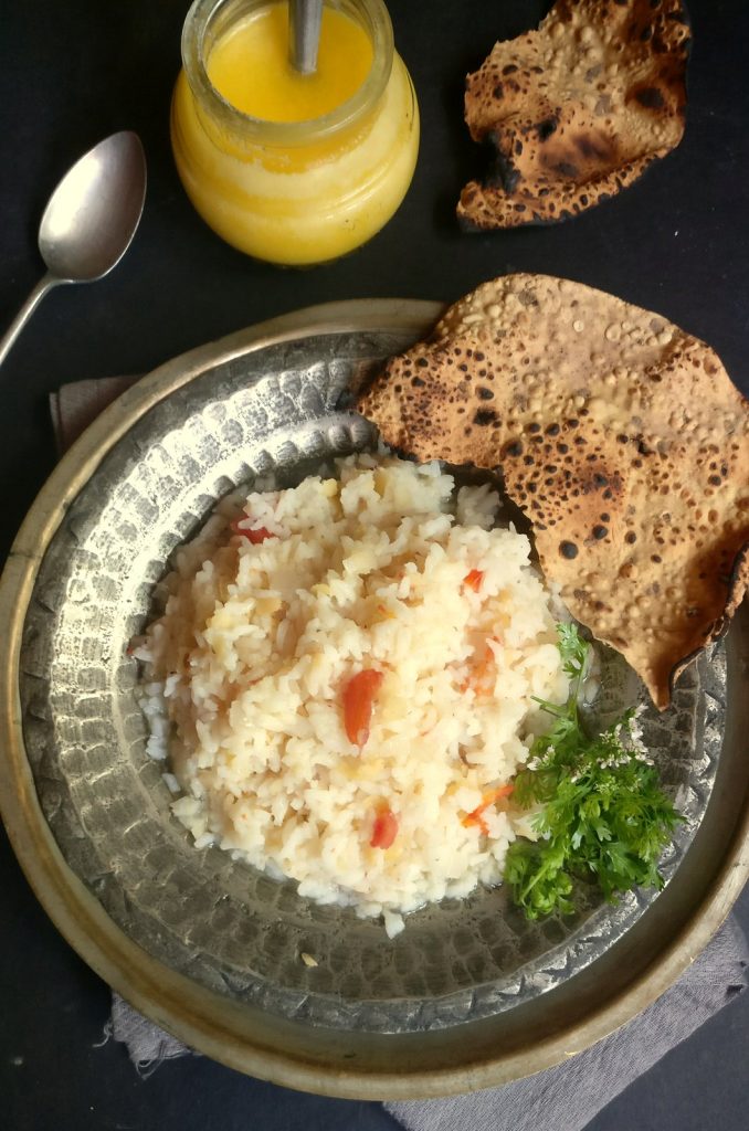 Masoor dal khichdi 