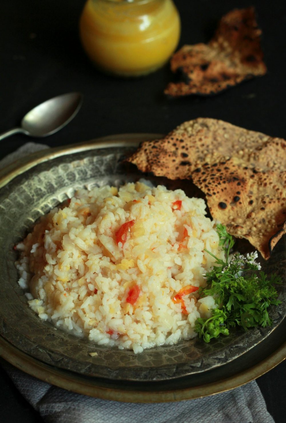 Masoor dal khichdi