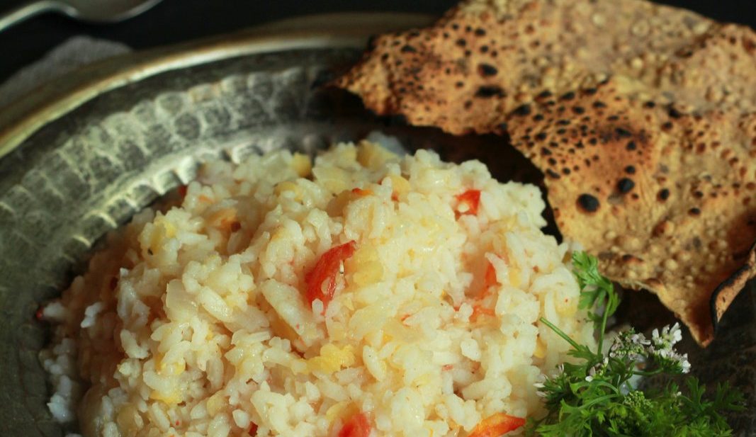 Masoor dal khichdi