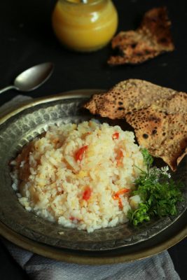 Masoor dal khichdi